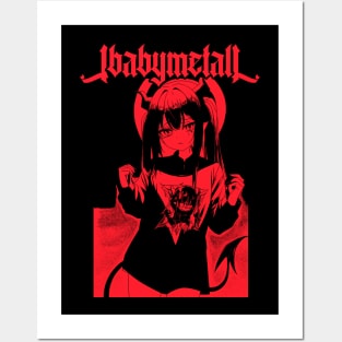 babymetal red Posters and Art